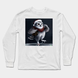 Santa Owl Long Sleeve T-Shirt